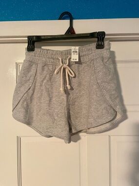 aerie Light Gray Athletic Drawstring Shorts size XS. New with tag
